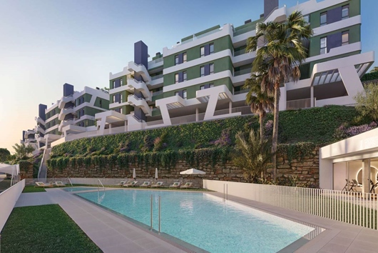 Ägarlägenhet i Andalucía, Mijas costa, Andalusien, Costa del sol occidental, Mijas Costa