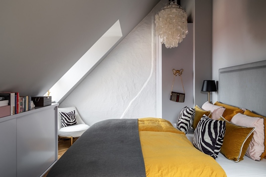 Bostadsrätt i Vasastan, Stockholm, Västmannagatan, vindsvåning.