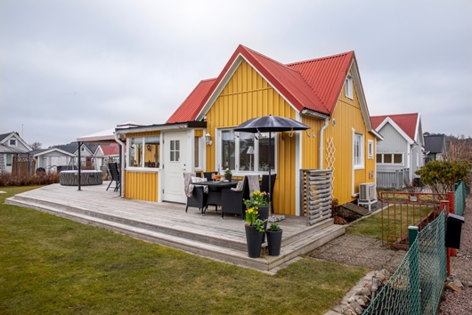 Fritidshus i Välenkolonin nedre området, Askim, Göteborg, Västra Götaland, Gulsporregången 230