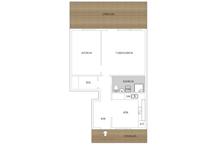 Bostadsrätt i Gunnesbo, Lund, Skåne, Gunnesbovägen 30