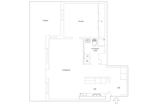 Bostadsrätt i Lund, Skåne, Kung Oskars Väg 31