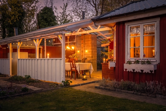 Fritidshus i Oscarshem, Lund, Skåne, Kolonivägen 3 - Kolonistuga (n