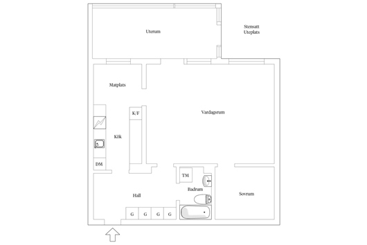 Bostadsrätt i Klosters Fälad, Lund, Skåne, Vildgåsvägen 3B