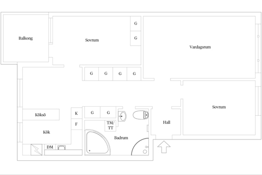 Bostadsrätt i Klosters Fälad, Lund, Skåne, Vildgåsvägen 5B