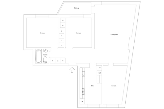 Bostadsrätt i Planetstaden, Lund, Skåne, Vintergatan 2B