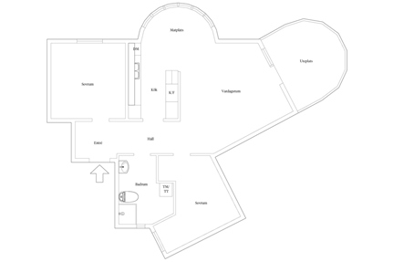 Bostadsrätt i Möllevången, Lund, Skåne, Margaretavägen 3 C