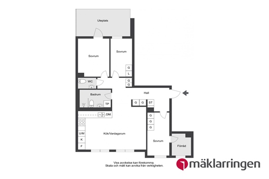 Bostadsrätt i Barkarbystaden, Järfälla, Stockholm, Karlslundsvägen 30