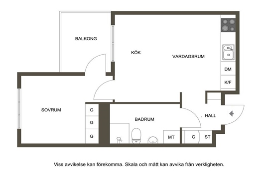 Bostadsrätt i Jakobsberg, JÄRFÄLLA, Stockholm, Järfälla, Kvarnvägen 38B
