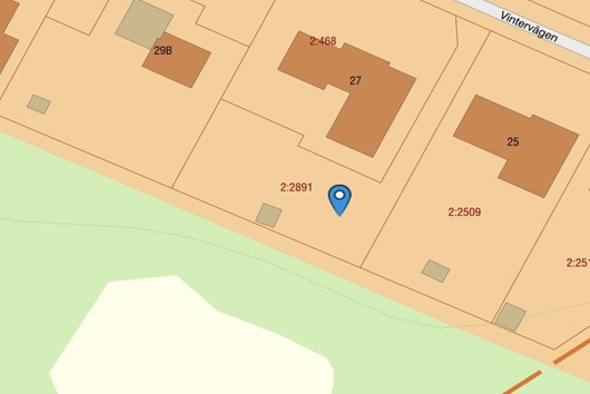 Tomt i Jakobsberg, Järfälla, Stockholm, Vintervägen 27B (pre
