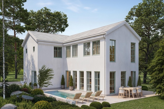 Tomt i Skälby, Järfälla, Stockholm, Riksdalervägen 6A