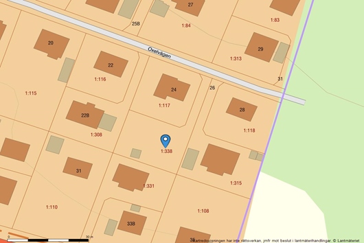 Tomt i Barkarby, Stockholm, Järfälla, Oxelvägen 24B