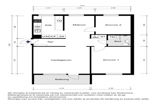 Bostadsrätt i Edsberg, Sollentuna, Stockholm, Kruthornsvägen 54B