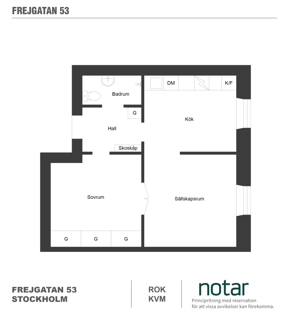 Bostadsrätt i Vasastan, Stockholm, Frejgatan 53