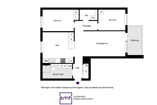 Bostadsrätt i Bromma / Mariehäll, Stockholm, Tomtebobarnens Gata 25