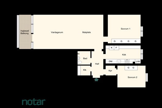 Bostadsrätt i Råsunda - Vireberg, Solna, Stockholm, Brommavägen 6