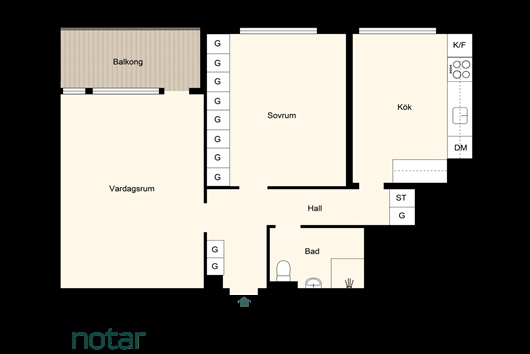 Bostadsrätt i Västra Skogen, Solna, Stockholm, Infanterigatan 15