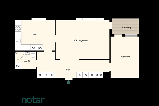 Bostadsrätt i Solna Centrum, Stockholm, Skytteholmsvägen 5A