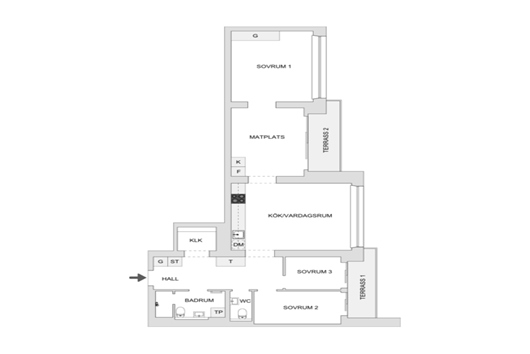 Bostadsrätt i Vasastan Hagastaden, Stockholm, Torsplan 10, vån 14
