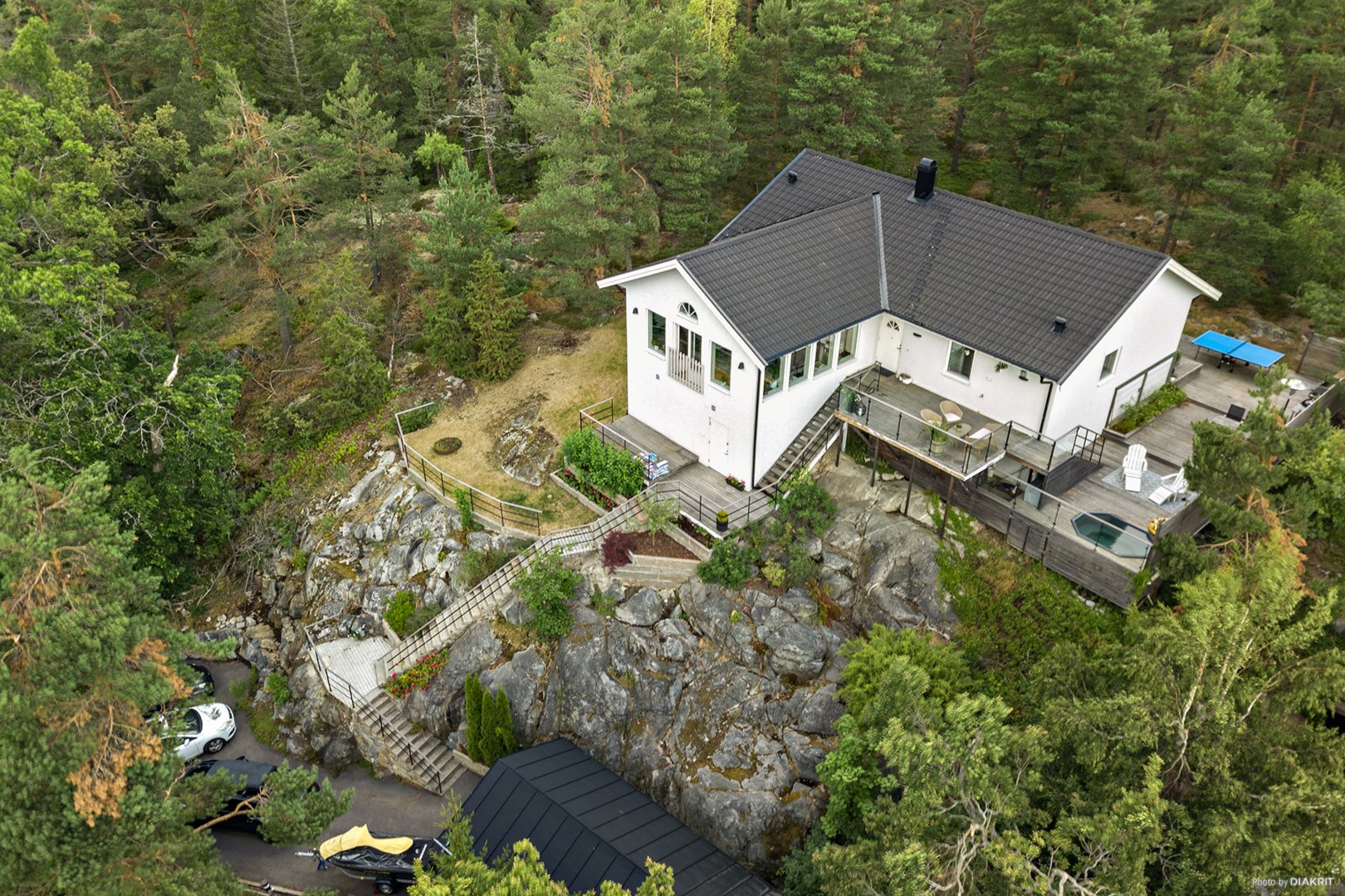 Villa i Insjön, Saltsjö-Boo, Sverige, Lillebovägen 24B