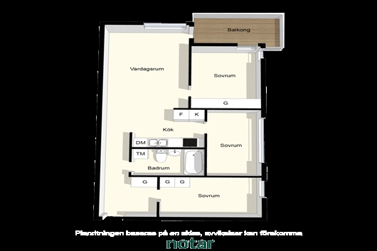 Bostadsrätt i Gröndal, Stockholm, Gröndalsvägen 172, vån 3