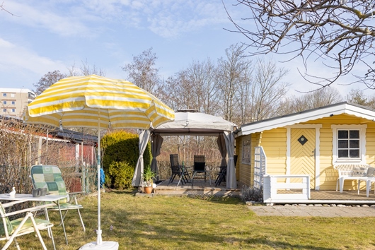 Fritidshus i Stoplalösa sommarstad, Malmö, Skåne, C-området, stuga 79, Axel Dani