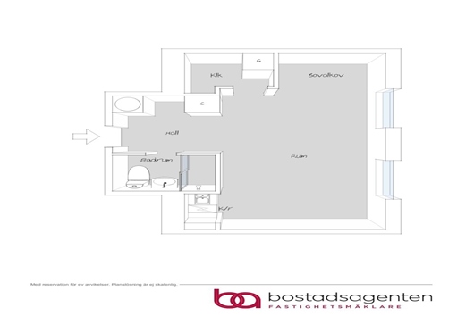 Bostadsrätt i Klostergården, Lund, Skåne, Blidvädersvägen 6B