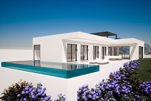 Villa i Costa del Sol, Costa del sol, Cerros del aguila, Andalusia, Malaga, Costa del Sol - Mijas Costa