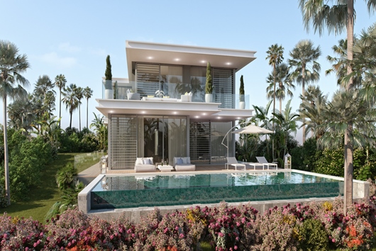 Villa i Costa del Sol, Costa del sol, Artola, Andalusia, Malaga, Costa del Sol - Marbella