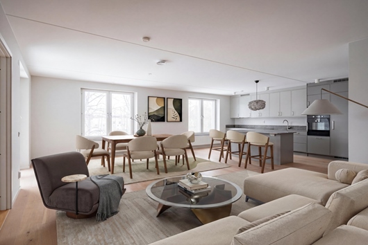 Bostadsrätt i Näsby Park - Sjösidan, TÄBY, Täby, Stockholm, Dora Lamms gata 4