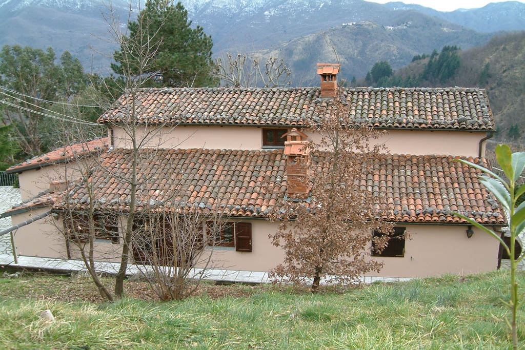 Villa i Toscana, Italien, Molazzana