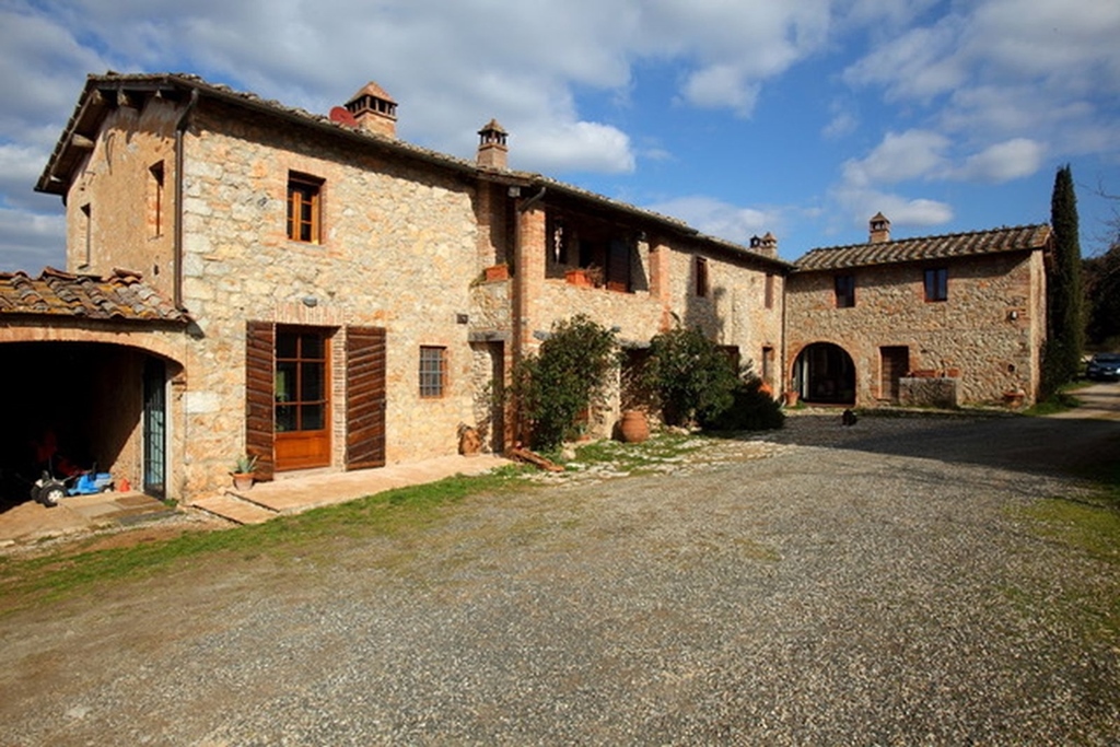 Villa i Toscana, Monteriggioni, Italien, Monteriggioni, Siena