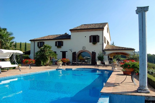 Villa i Marche, Macerata, Penna San Giovanni