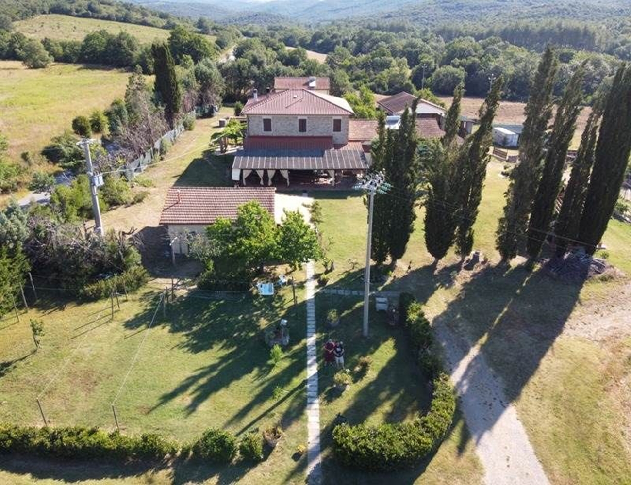 Villa i Toscana, Italien, Monteverdi Marittimo