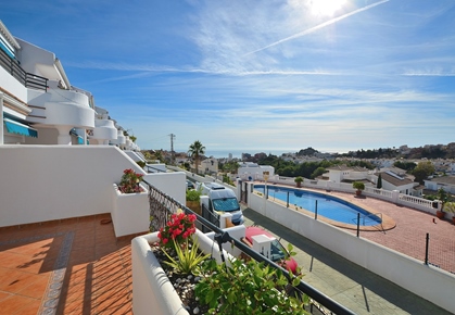 Radhus i Arroyo de la Miel, Benalmadena, Andalusien, Costa del sol occidental, Arroyo de la Miel, Benalmádena