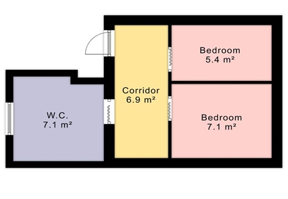 Radhus i Kalabrien, Roseto capo spulico, Calabria, Cosenza, Roseto Capo Spulico