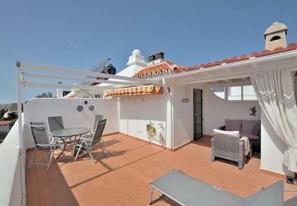 Radhus i Costa del Sol, Torremolinos, Andalusien, Costa del sol occidental, Torremolinos