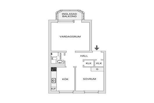 Bostadsrätt i Pildammarna, Malmö, Skåne, Bobergsängen 1B