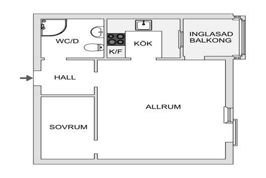 Bostadsrätt i Tuve, Göteborg, Västra Götaland, Arvesgärde 14