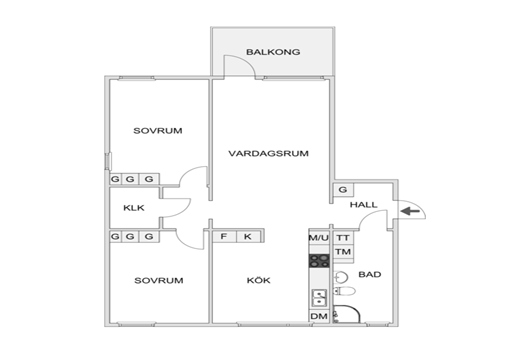 Bostadsrätt i Centrala Hisingen Kvillebäcken, Göteborg, Västra Götaland, Färgfabriksgatan 6