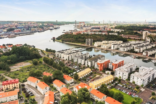 Villa i Sannegården Lindholmen, Göteborg, Västra Götaland, Lindholmsvägen 33