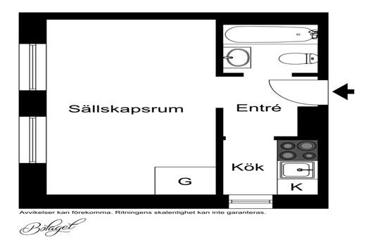 Bostadsrätt i Nobeltorget, MALMÖ, Malmö, Skåne, Lantmannagatan 6A