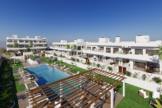 Ägarlägenhet i Los Alcázares, Los alcazares, Region de murcia, Campo de cartagena y mar menor, Residencial L.A Sunrise - Los