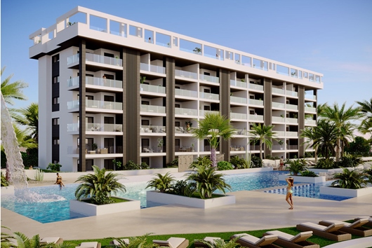Ägarlägenhet i Torrevieja, Comunitat valenciana, El baix segura / la vega baja, Eden Beach - Torrevieja - pent