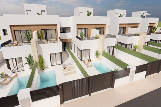 Radhus i San Javier, San javier, Region de murcia, Campo de cartagena y mar menor, Residencial Rosa Morada - Sant