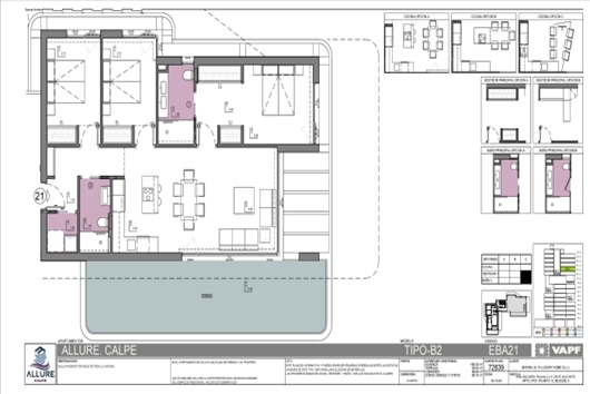 Ägarlägenhet i Calpe, Urbanitzacio els carrions, Valencian community, Alicante, Allure Calpe