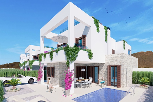 Villa i Mar de pulpi, Andalusien, Villas Mar de Pulpi