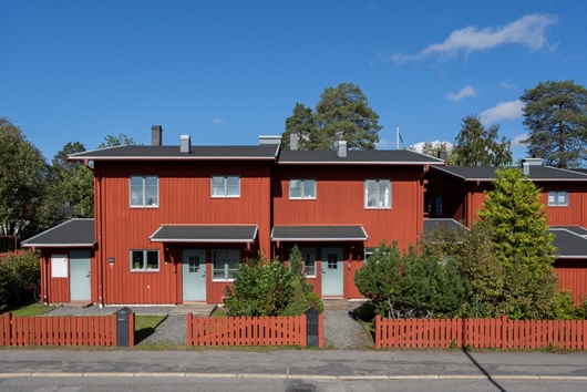 Radhus i Berghem, Umeå, Västerbotten, Nydalavägen 45B