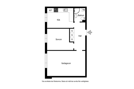 Bostadsrätt i Haga, UMEÅ, Umeå, Västerbotten, Vretgatan 9