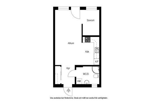 Bostadsrätt i Tomtebo/Nydalaviken, Umeå, Västerbotten, Lyktvägen 79B