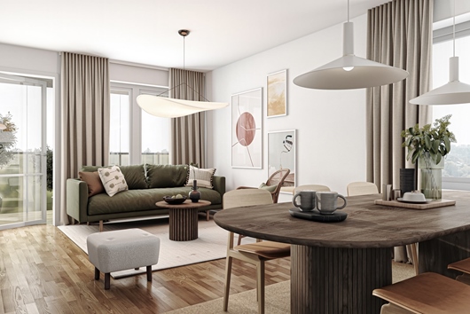 Bostadsrätt i Teg, Umeå, Västerbotten, Bryggargatan 44